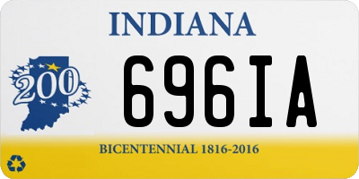 IN license plate 696IA