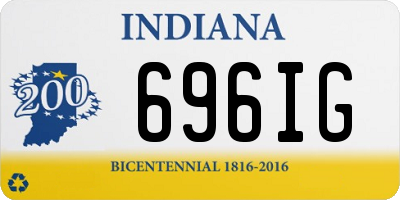 IN license plate 696IG