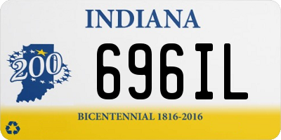 IN license plate 696IL