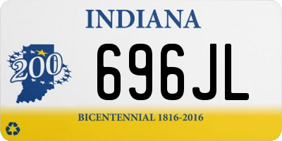 IN license plate 696JL