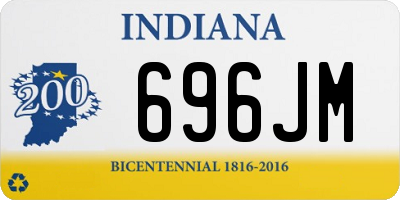 IN license plate 696JM