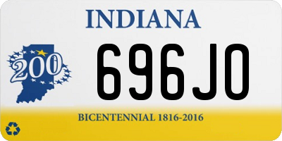 IN license plate 696JO