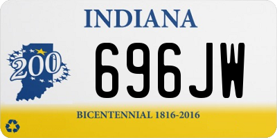 IN license plate 696JW