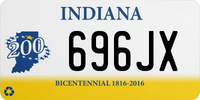 IN license plate 696JX