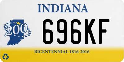 IN license plate 696KF