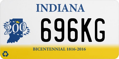 IN license plate 696KG