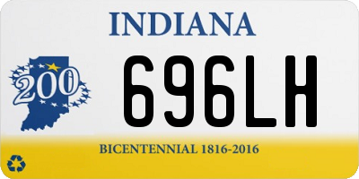 IN license plate 696LH