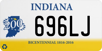 IN license plate 696LJ