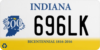 IN license plate 696LK