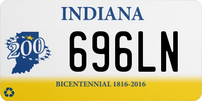 IN license plate 696LN