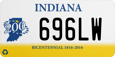 IN license plate 696LW