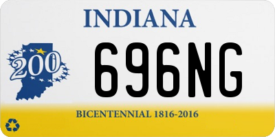 IN license plate 696NG