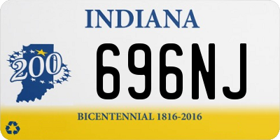 IN license plate 696NJ