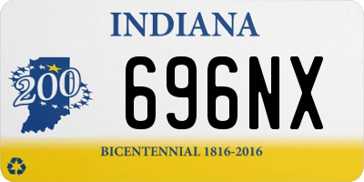 IN license plate 696NX