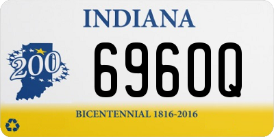 IN license plate 696OQ