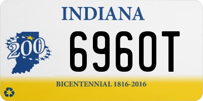 IN license plate 696OT