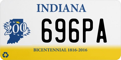 IN license plate 696PA