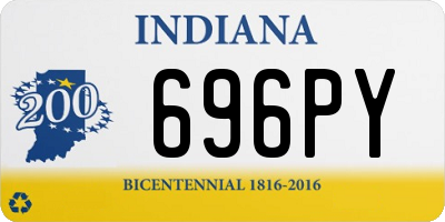 IN license plate 696PY