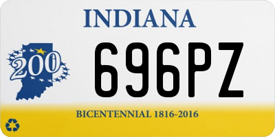 IN license plate 696PZ