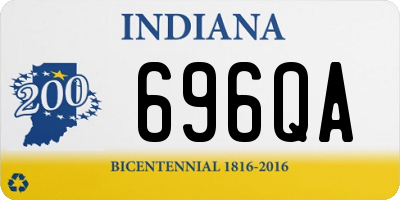IN license plate 696QA