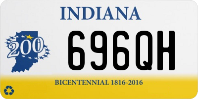 IN license plate 696QH