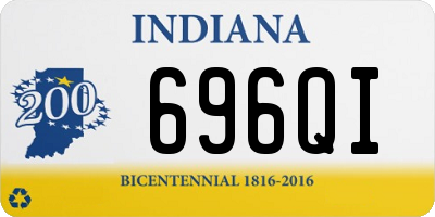 IN license plate 696QI