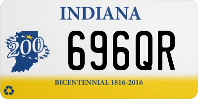 IN license plate 696QR