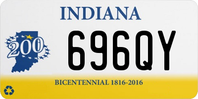IN license plate 696QY