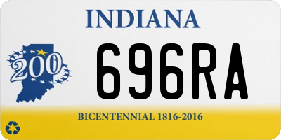 IN license plate 696RA