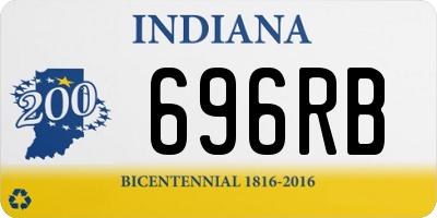 IN license plate 696RB