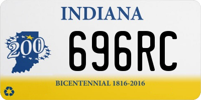 IN license plate 696RC