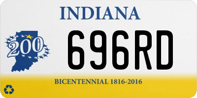 IN license plate 696RD