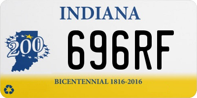 IN license plate 696RF