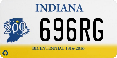 IN license plate 696RG