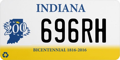 IN license plate 696RH