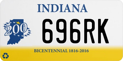 IN license plate 696RK