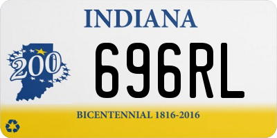 IN license plate 696RL