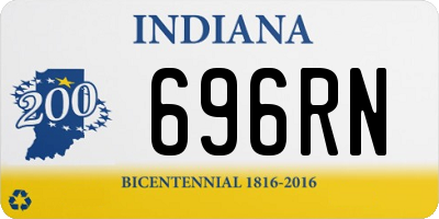 IN license plate 696RN
