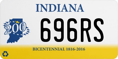 IN license plate 696RS