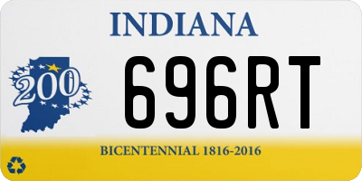 IN license plate 696RT