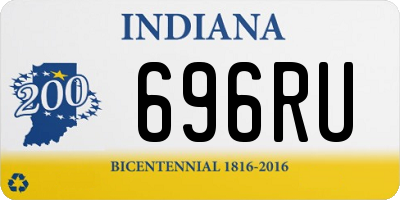 IN license plate 696RU