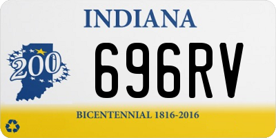 IN license plate 696RV