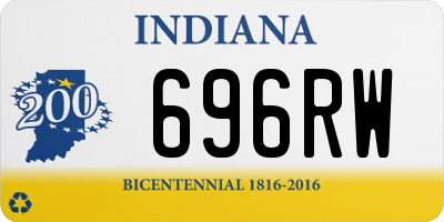 IN license plate 696RW
