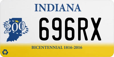 IN license plate 696RX