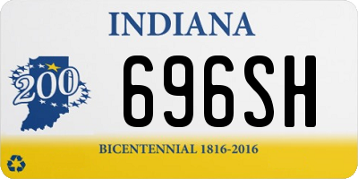 IN license plate 696SH