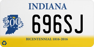 IN license plate 696SJ