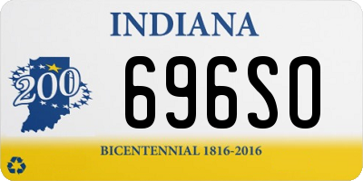 IN license plate 696SO