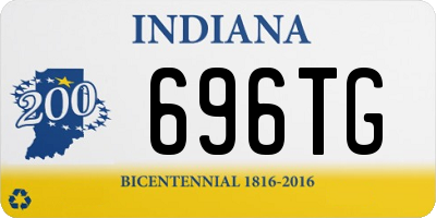 IN license plate 696TG