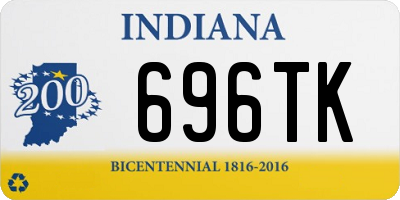 IN license plate 696TK