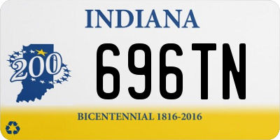 IN license plate 696TN